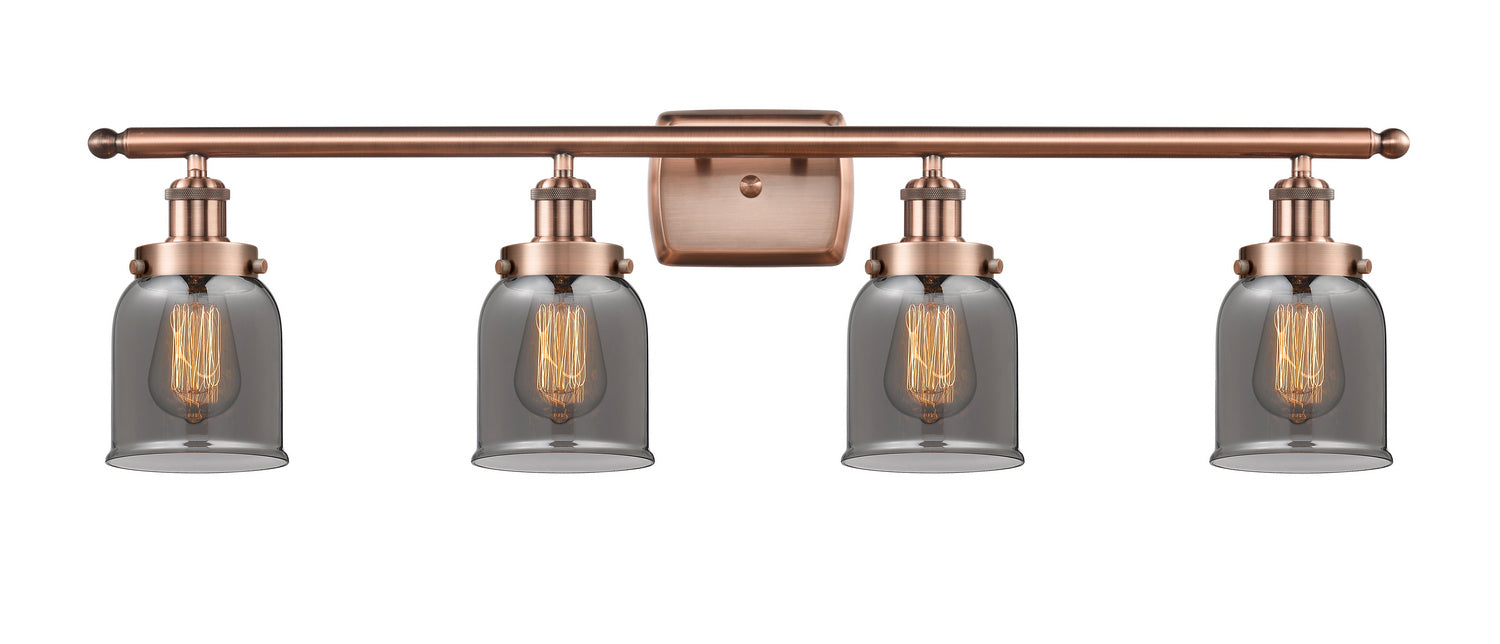 Innovations - 916-4W-AC-G53 - Four Light Bath Vanity - Ballston Urban - Antique Copper