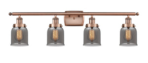 Innovations - 916-4W-AC-G53 - Four Light Bath Vanity - Ballston Urban - Antique Copper