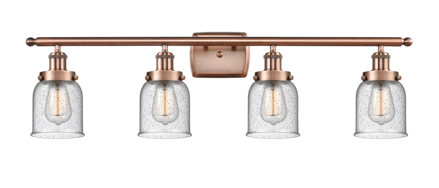 Innovations - 916-4W-AC-G54 - Four Light Bath Vanity - Ballston Urban - Antique Copper