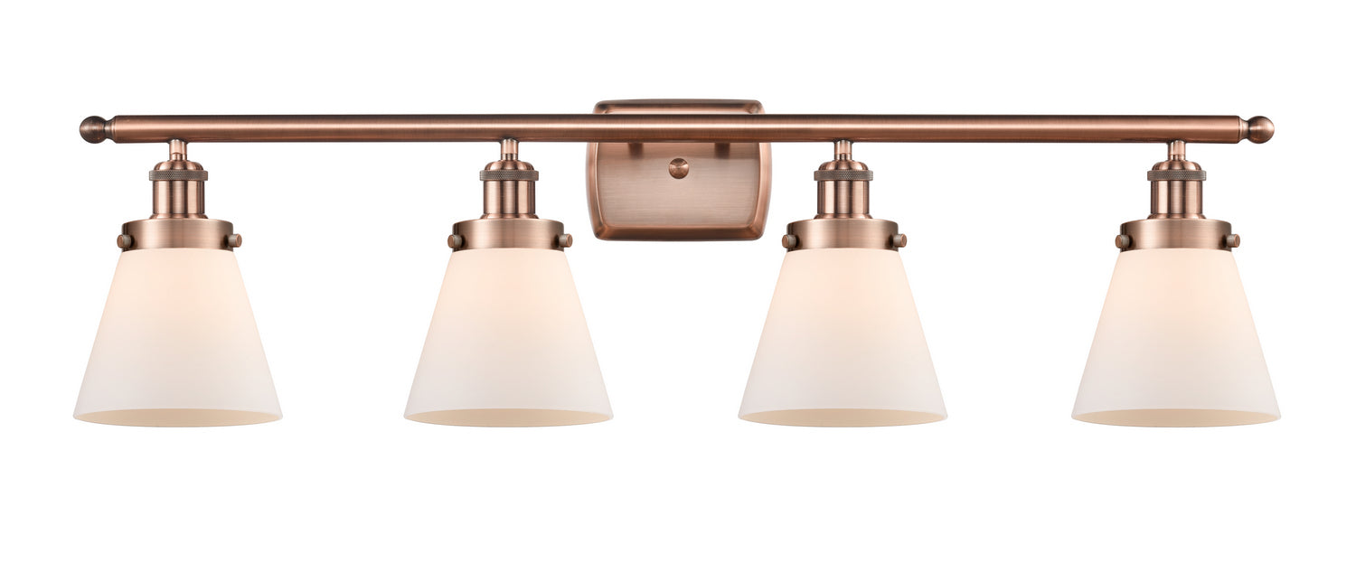 Innovations - 916-4W-AC-G61 - Four Light Bath Vanity - Ballston Urban - Antique Copper