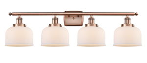 Innovations - 916-4W-AC-G71 - Four Light Bath Vanity - Ballston Urban - Antique Copper