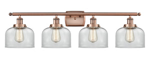 Innovations - 916-4W-AC-G72 - Four Light Bath Vanity - Ballston Urban - Antique Copper