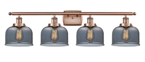 Innovations - 916-4W-AC-G73 - Four Light Bath Vanity - Ballston Urban - Antique Copper