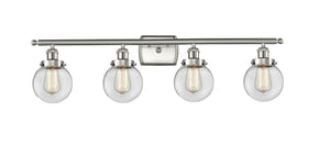 Innovations - 916-4W-SN-G202-6 - Four Light Bath Vanity - Ballston Urban - Brushed Satin Nickel