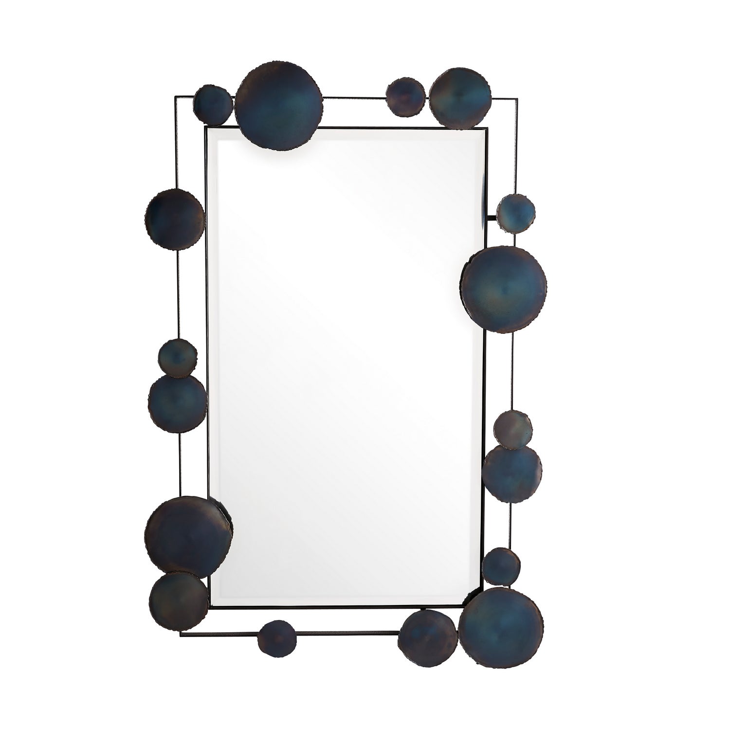 Arteriors - 4924 - Mirror - Kensey - Burnt Iron