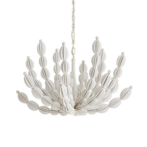 Arteriors - 85021 - Six Light Chandelier - Indi - White