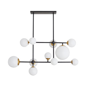 Arteriors - 89473 - 11 Light Chandelier - Hilliard - Bronze