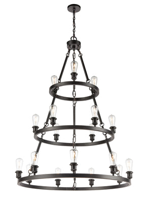 Innovations - 82034-BK-LED - LED Chandelier - Ballston - Matte Black