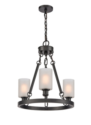 Innovations - 820-BK-G801-LED - LED Chandelier - Ballston - Matte Black