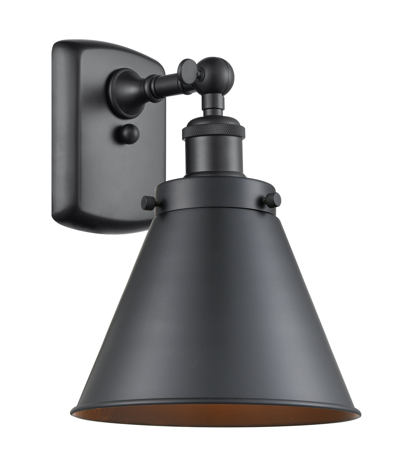 Innovations - 916-1W-BK-M13 - One Light Wall Sconce - Ballston Urban - Matte Black