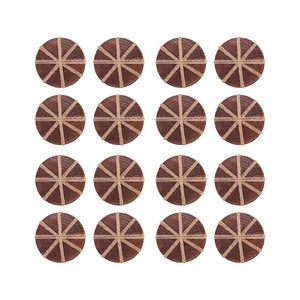 ELK Home - 619465/S4 - Coasters (Set Of 4) - Pomeroy - Burned Copper