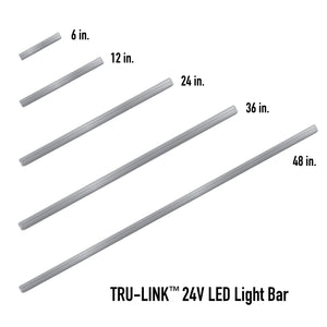 Diode LED - DI-24V-TR30-24-BL - Light Bar - Black