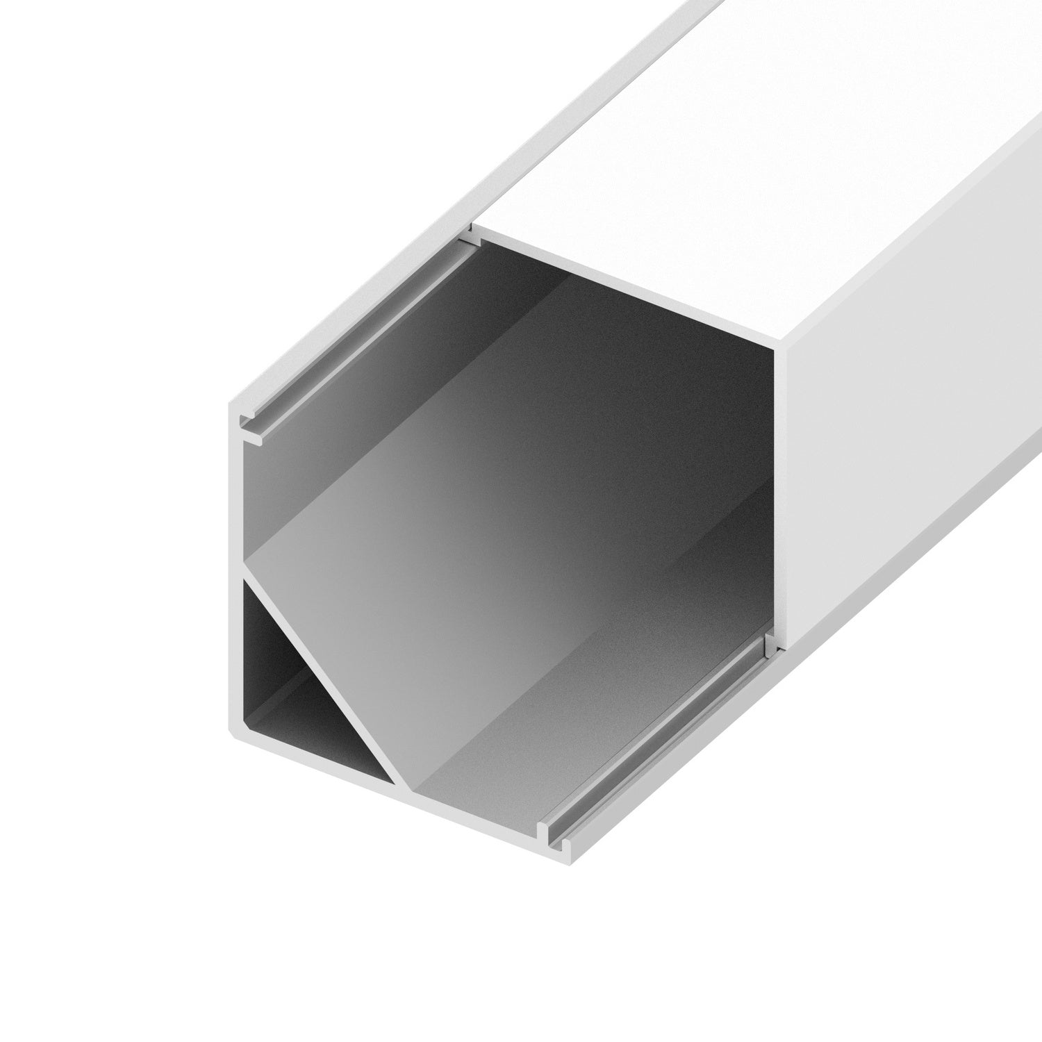 Diode LED - DI-CPCHB-SQC10-48 - Channel Bundle W/ Channel Cover, Mounting Clips, And End Caps