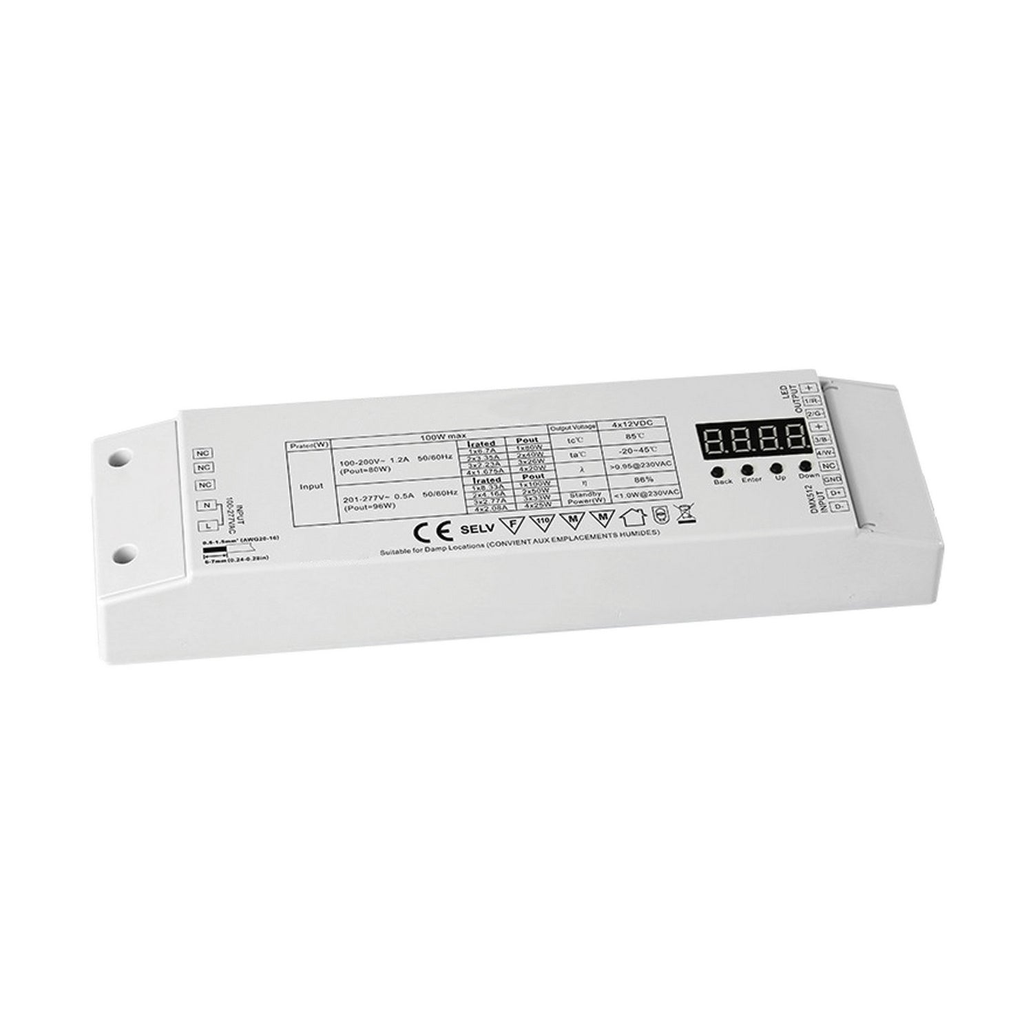 Diode LED - DI-DMX-DCO-24V96W-277-LPS3R - Junction Box And Driver Combo