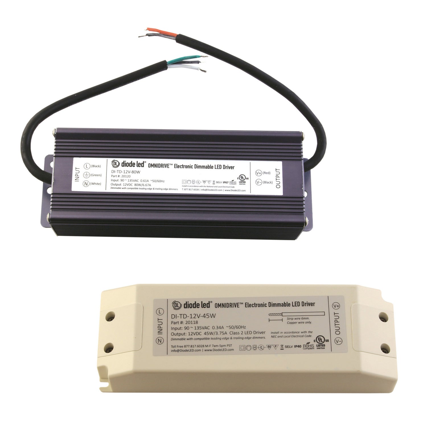 Diode LED - DI-TD-24V-96W-LPL - Junction Box and Driver Combo