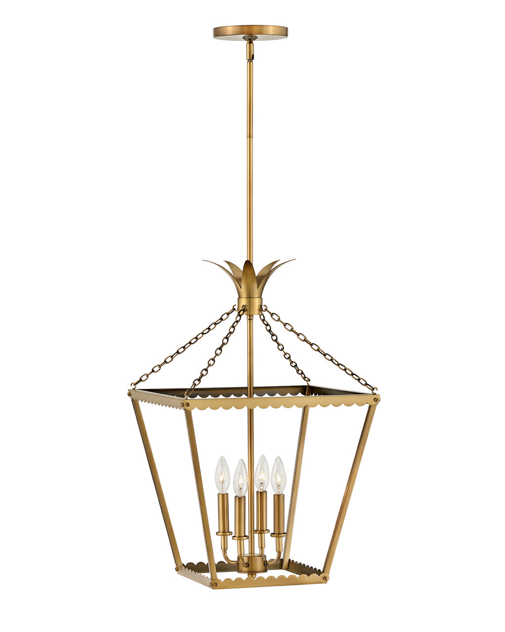 Hinkley - 41925HB - LED Pendant - Palma - Heritage Brass