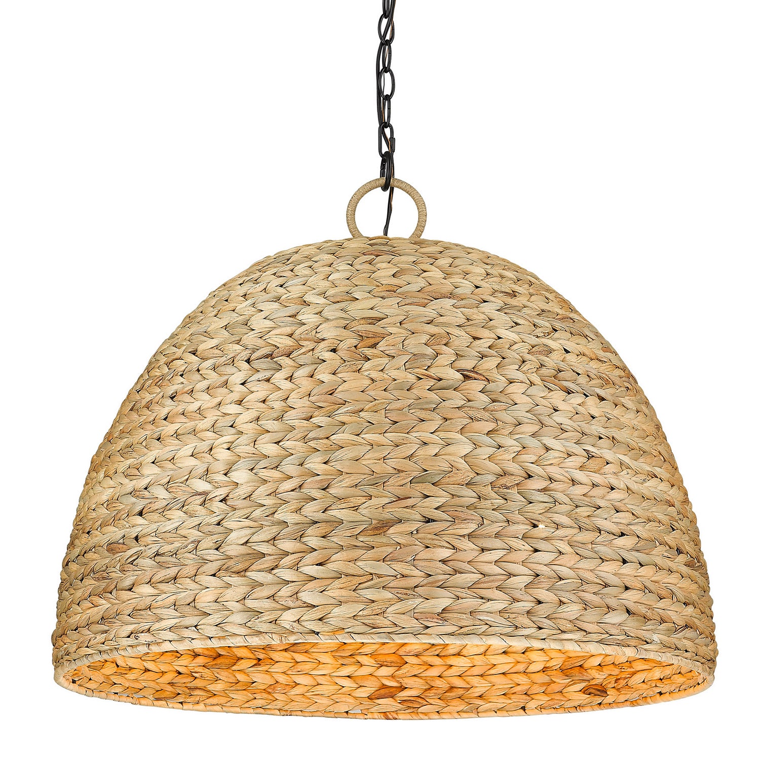 Golden - 1081-8P BLK-WSG - Eight Light Pendant - Rue - Matte Black