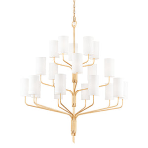 Troy Lighting - F61620-GL - 20 Light Chandelier - Juniper - Gold Leaf