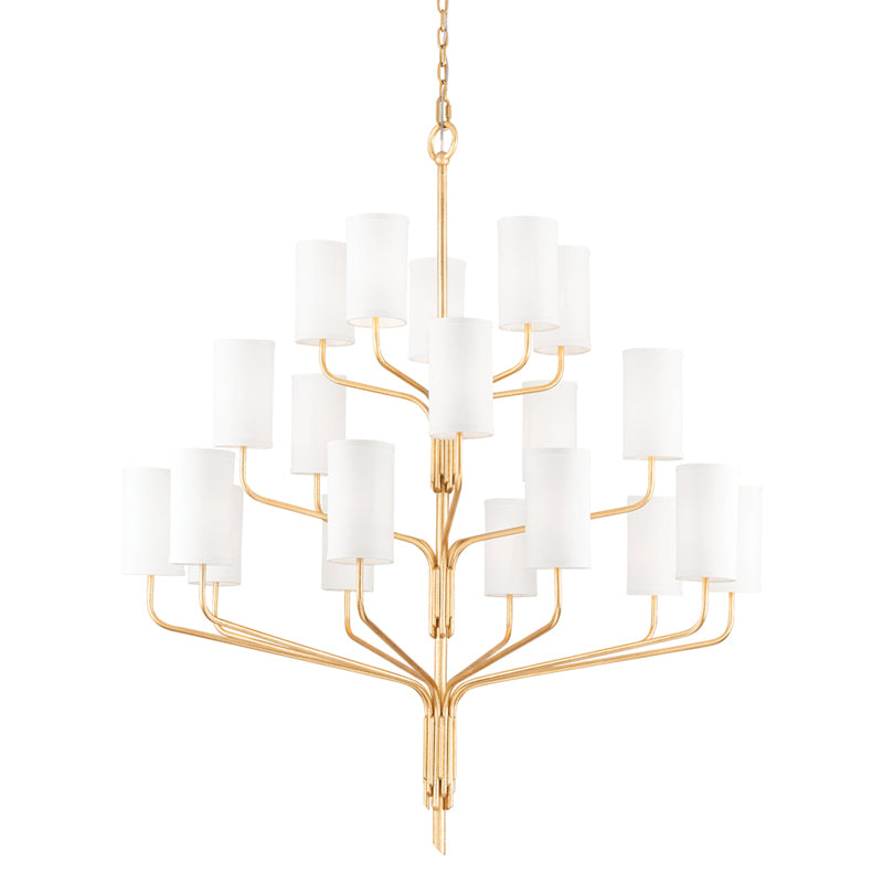 Troy Lighting - F61620-GL - 20 Light Chandelier - Juniper - Gold Leaf