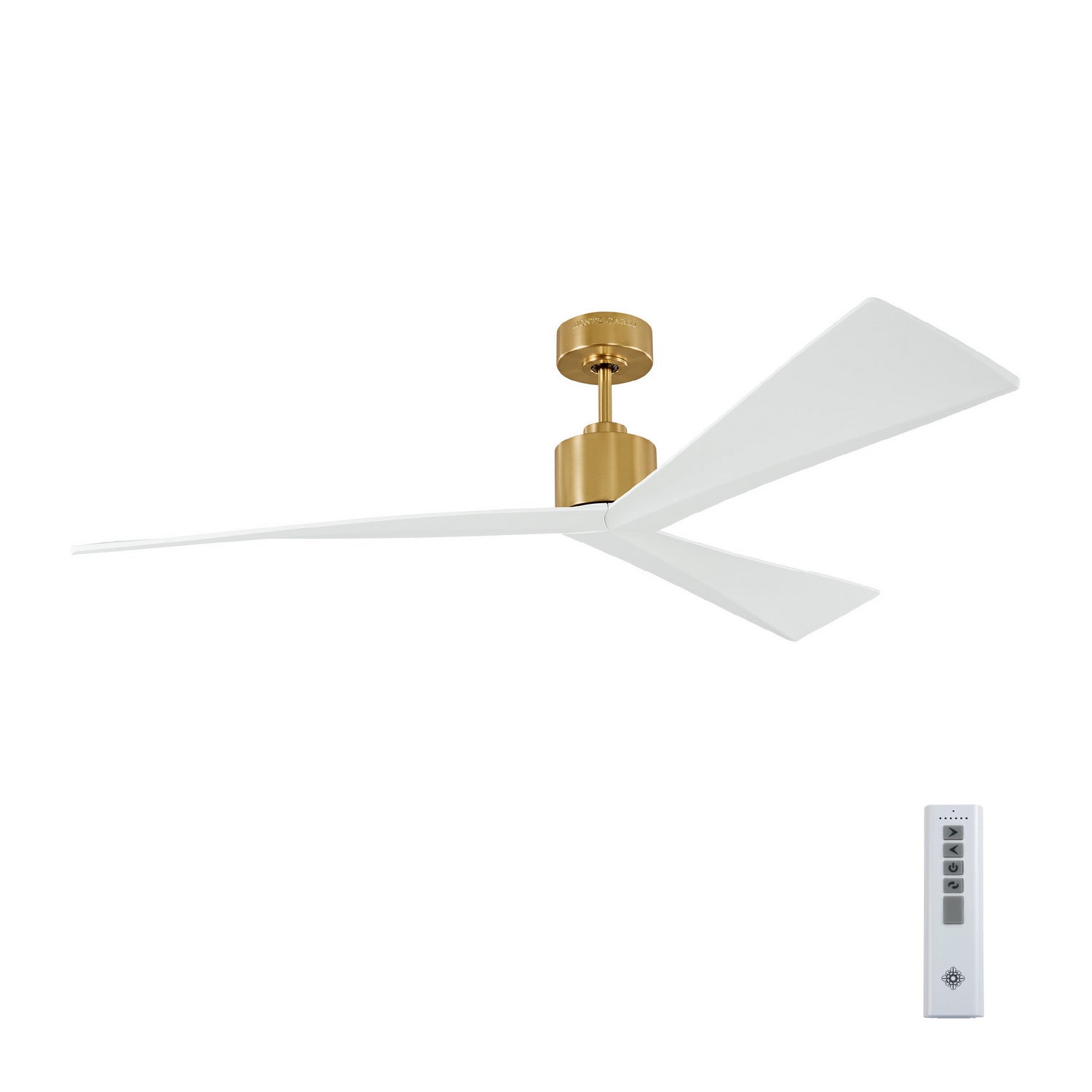 Visual Comfort Fan - 3ADR60BBS - 60"Ceiling Fan - Adler - Burnished Brass