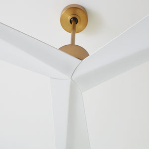 Visual Comfort Fan - 3ADR60BBS - 60"Ceiling Fan - Adler - Burnished Brass