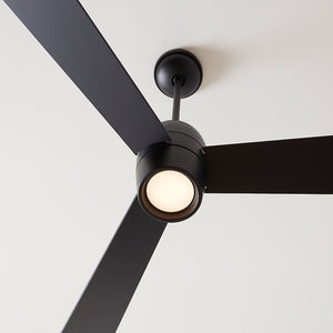 Visual Comfort Fan - 3ALBR60MBKD - 60"Ceiling Fan - Alba - Midnight Black