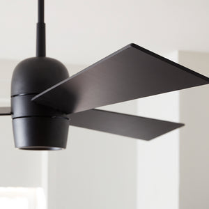 Visual Comfort Fan - 3ALBR60MBKD - 60"Ceiling Fan - Alba - Midnight Black