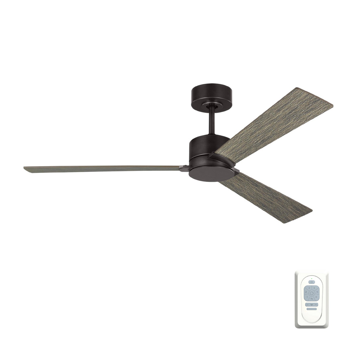 Visual Comfort Fan - 3ROZR52AGP - 52``Ceiling Fan - Rozzen 52 - Aged Pewter