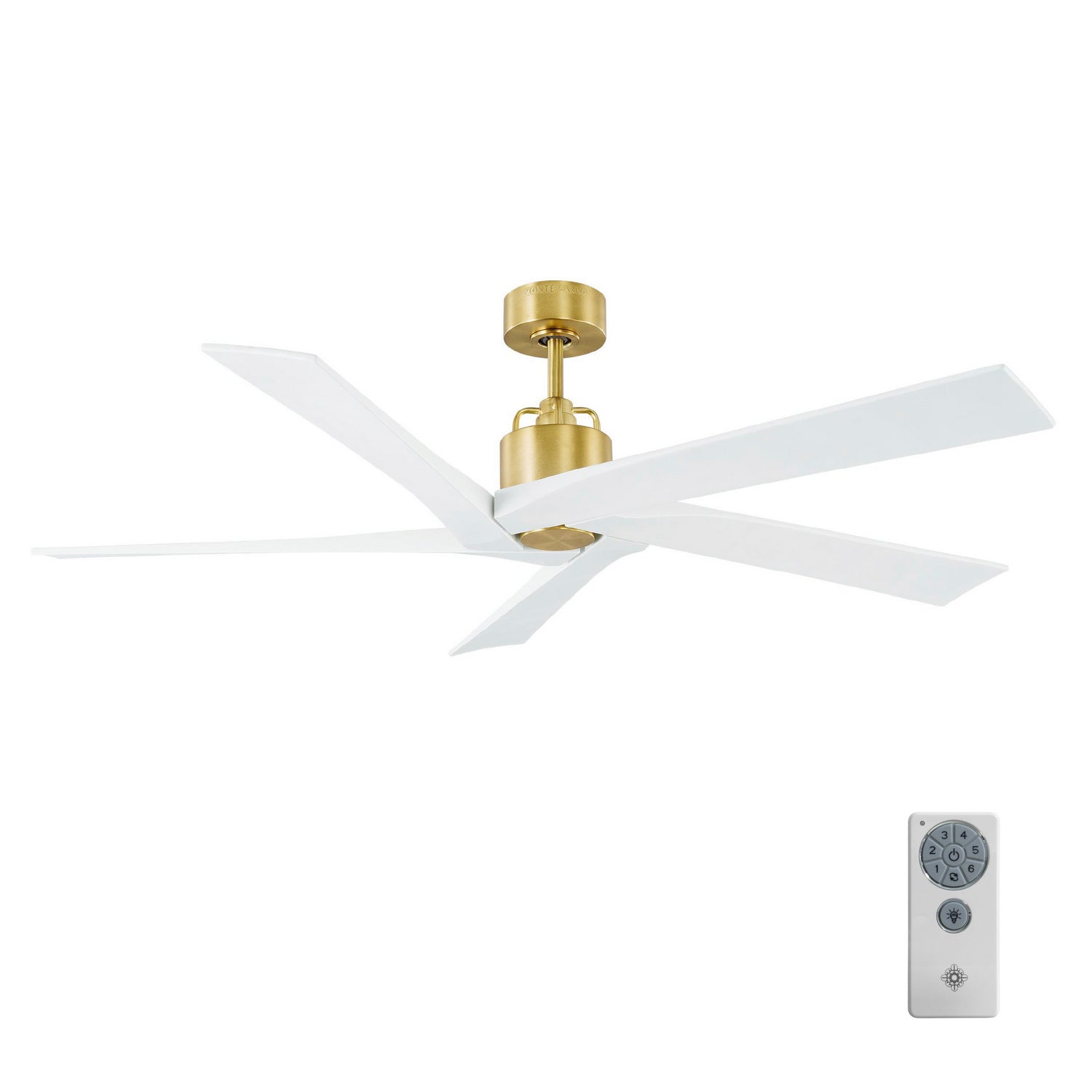 Visual Comfort Fan - 5ASPR56BBS - 56" Ceiling Fan - Aspen - Burnished Brass