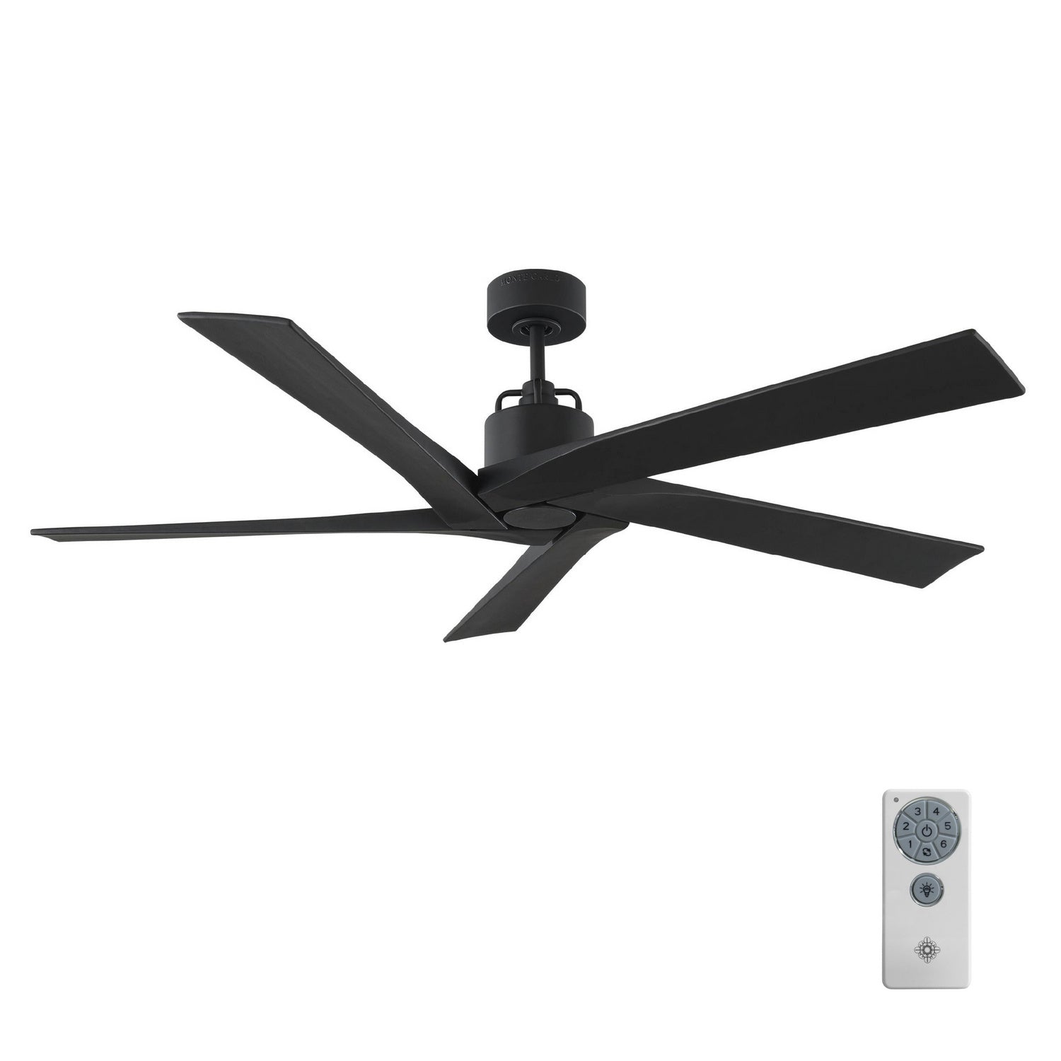 Visual Comfort Fan - 5ASPR56MBK - 56"Ceiling Fan - Aspen - Midnight Black