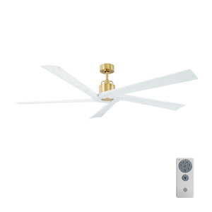 Visual Comfort Fan - 5ASPR70BBS - 70"Ceiling Fan - Aspen - Burnished Brass