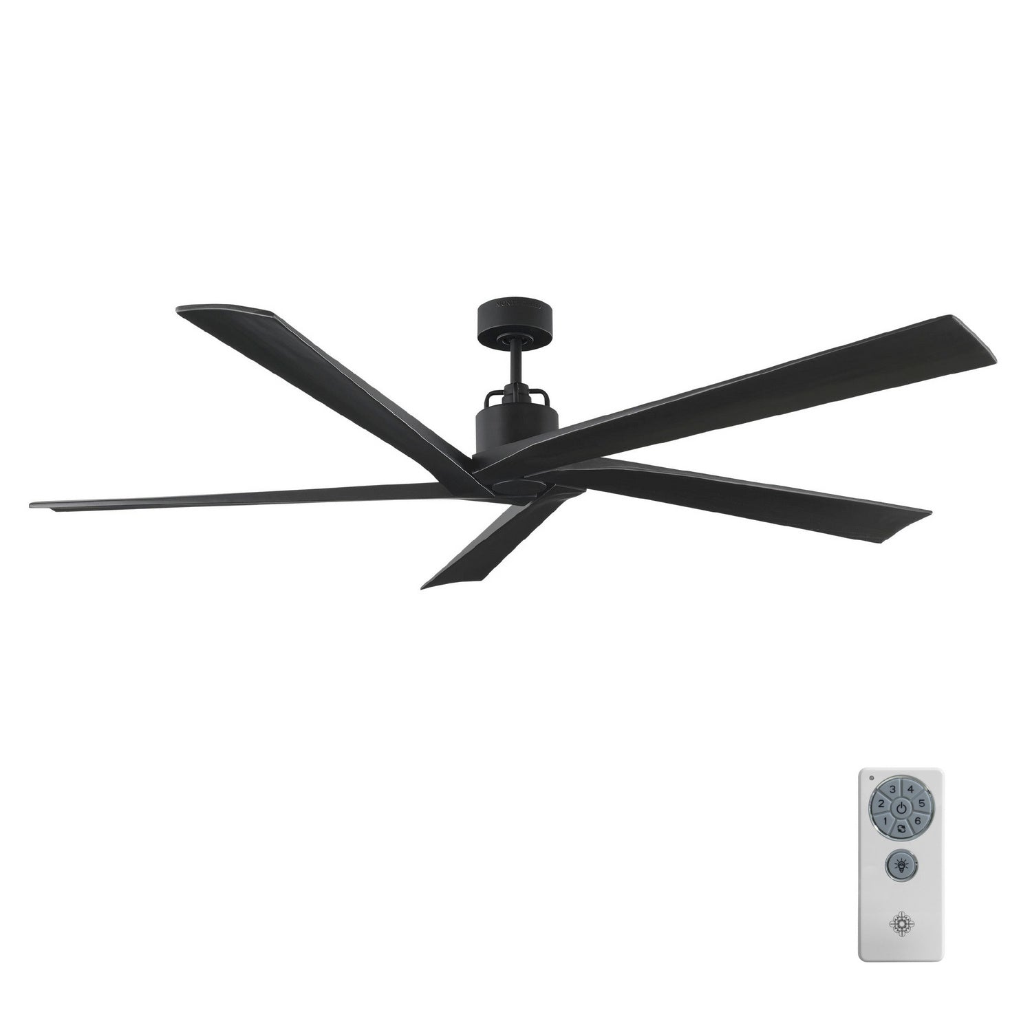 Visual Comfort Fan - 5ASPR70MBK - 70"Ceiling Fan - Aspen - Midnight Black