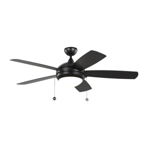 Generation Lighting. - 5DIW52BKD - 52"Ceiling Fan - Discus - Matte Black