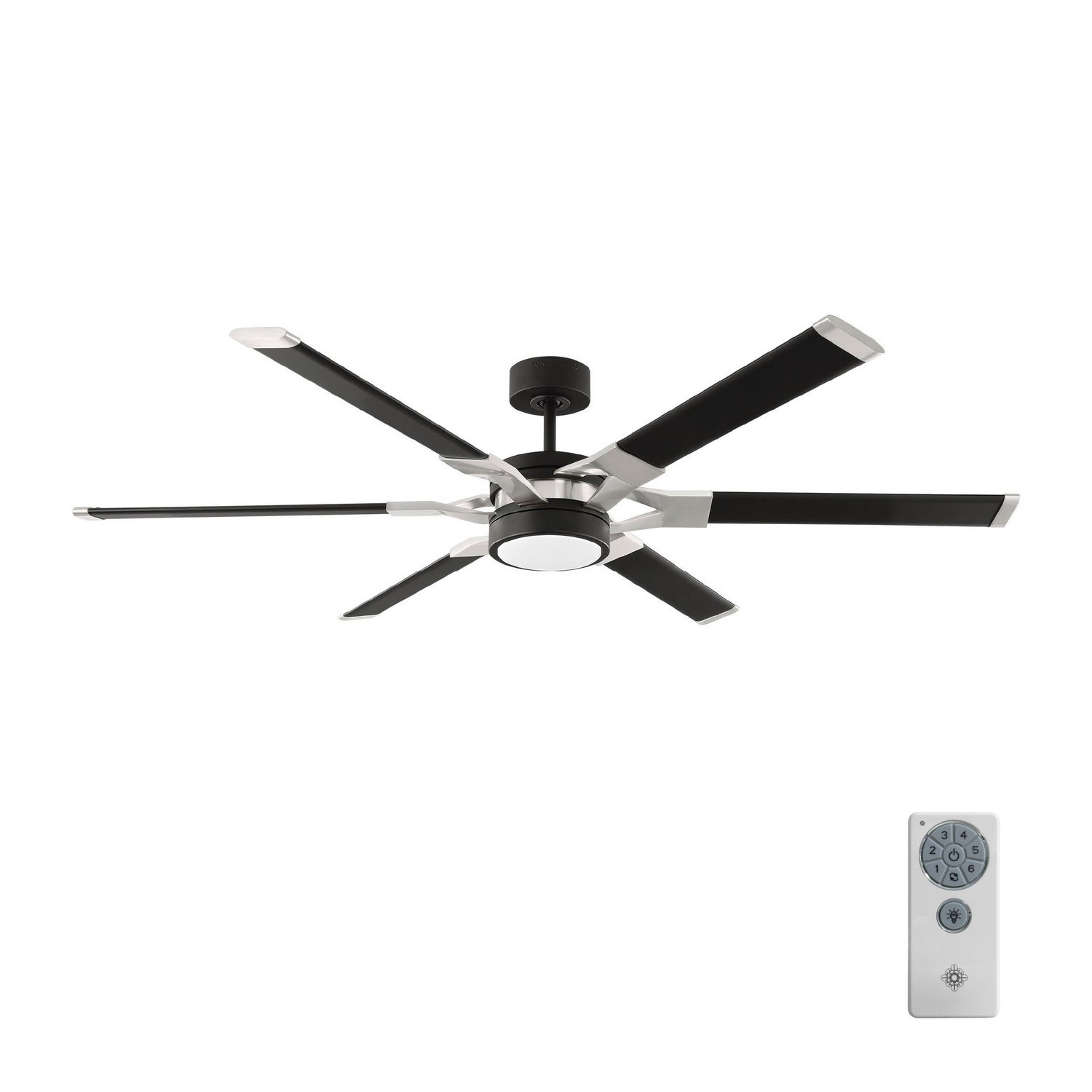 Visual Comfort Fan - 6LFR62MBKD - 62"Ceiling Fan - Loft - Midnight Black