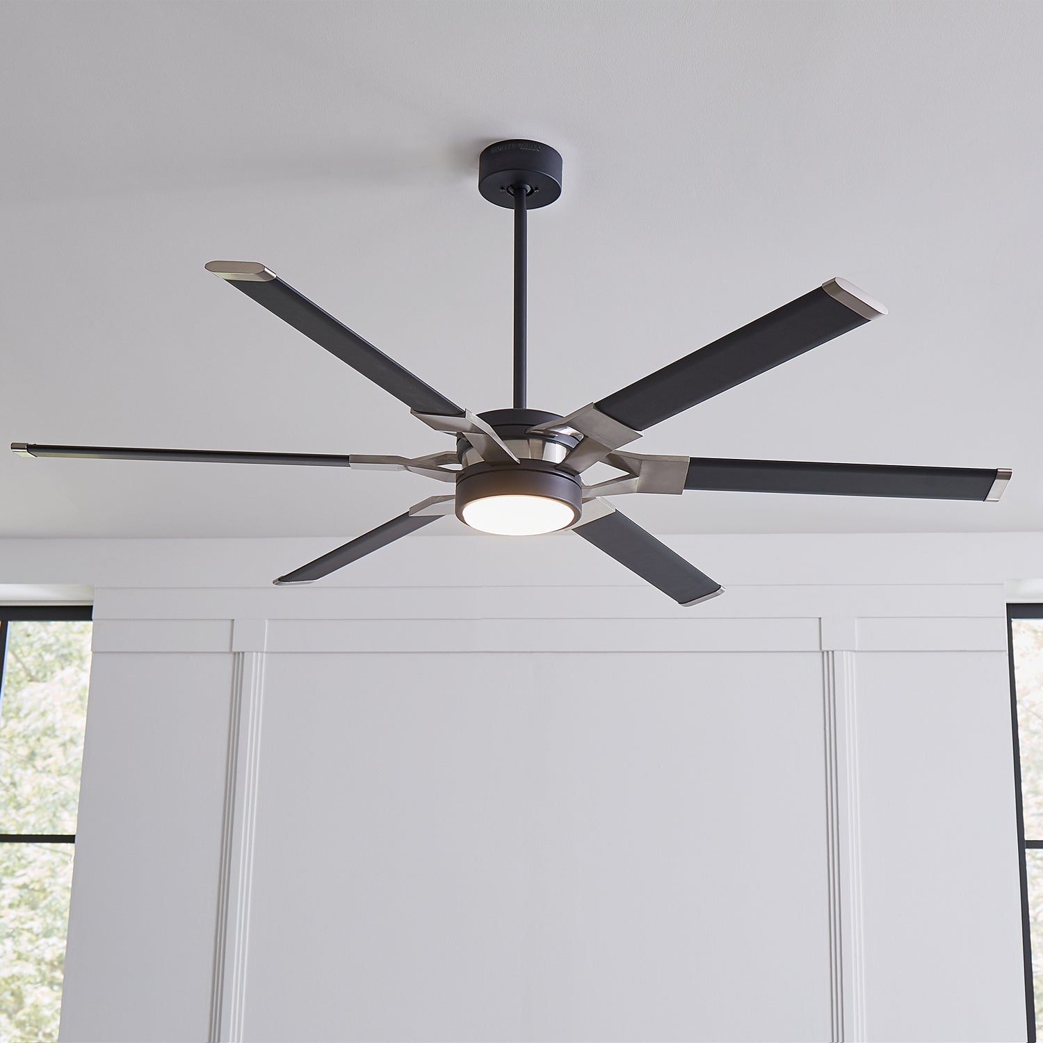 Visual Comfort Fan - 6LFR62MBKD - 62"Ceiling Fan - Loft - Midnight Black