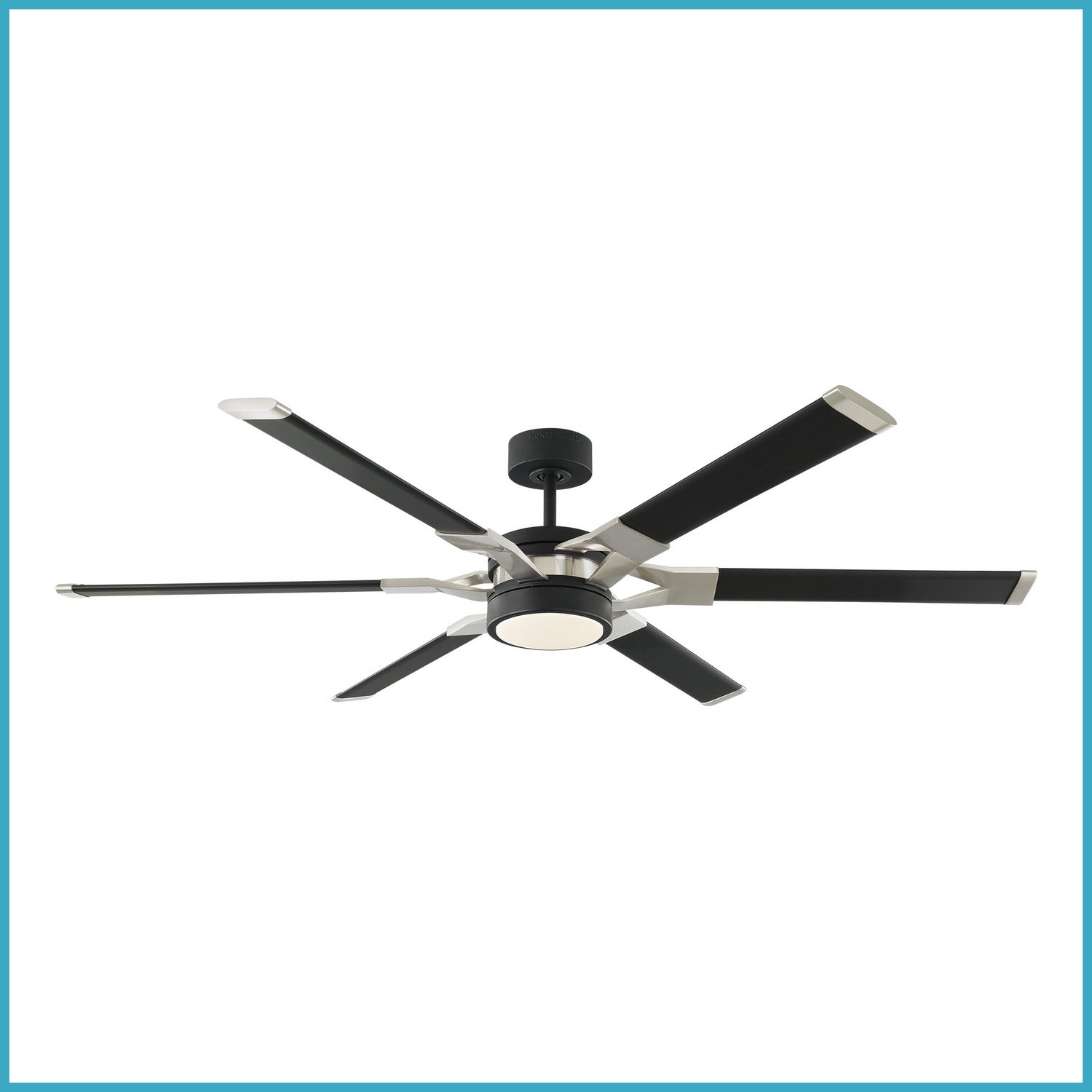 Visual Comfort Fan - 6LFR62MBKD - 62"Ceiling Fan - Loft - Midnight Black