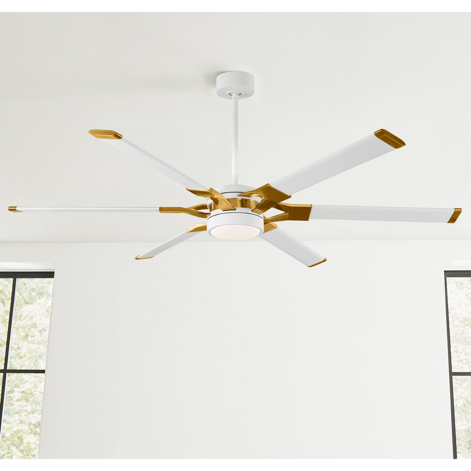 Visual Comfort Fan - 6LFR62RZWBBSD - 62"Ceiling Fan - Loft - Matte White