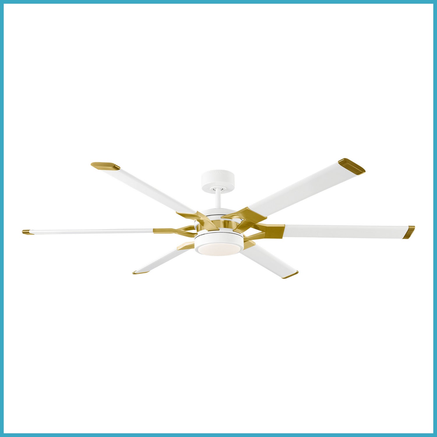 Visual Comfort Fan - 6LFR62RZWBBSD - 62"Ceiling Fan - Loft - Matte White