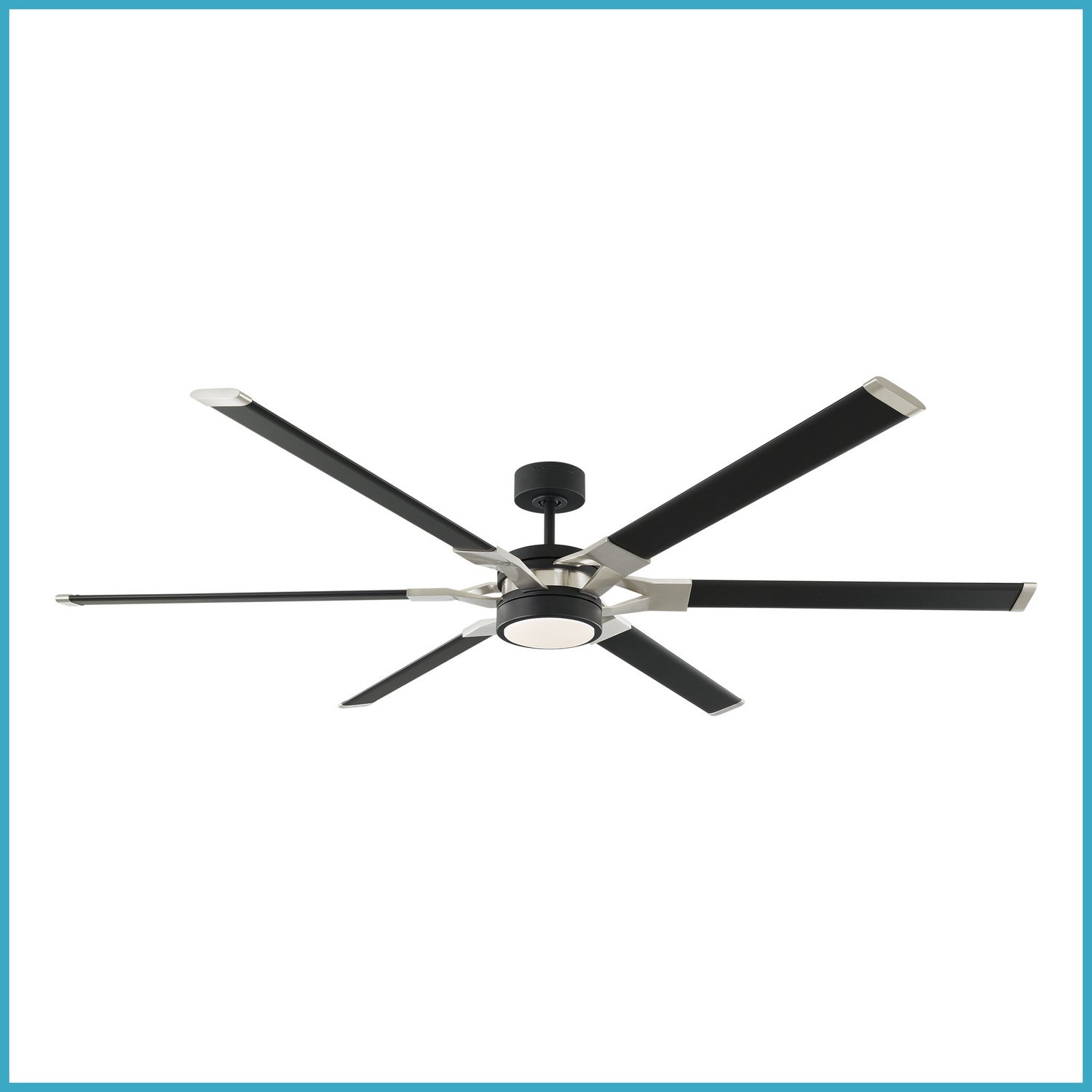 Visual Comfort Fan - 6LFR72MBKD - 72" Ceiling Fan - Loft - Midnight Black