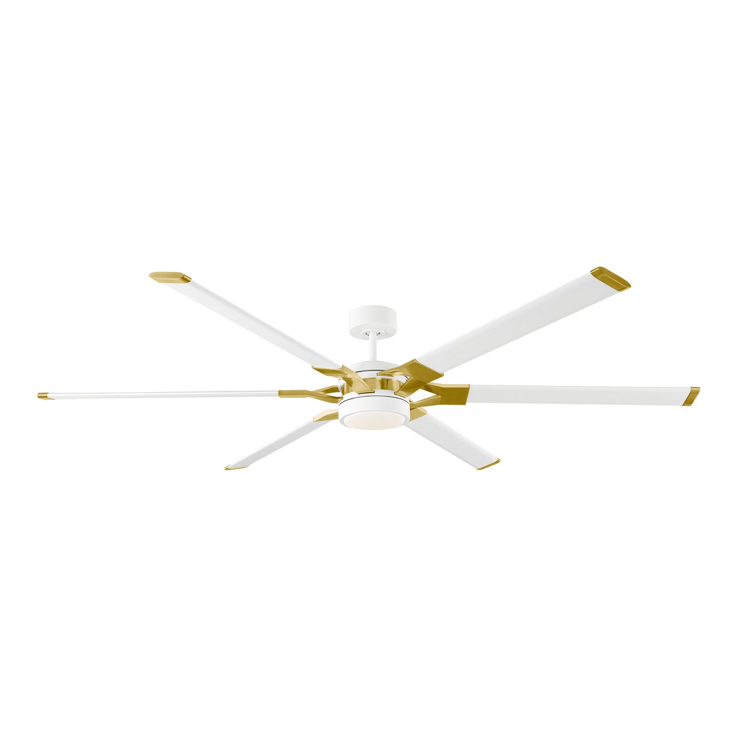 Visual Comfort Fan - 6LFR72RZWBBSD - 72"Ceiling Fan - Loft - Matte White