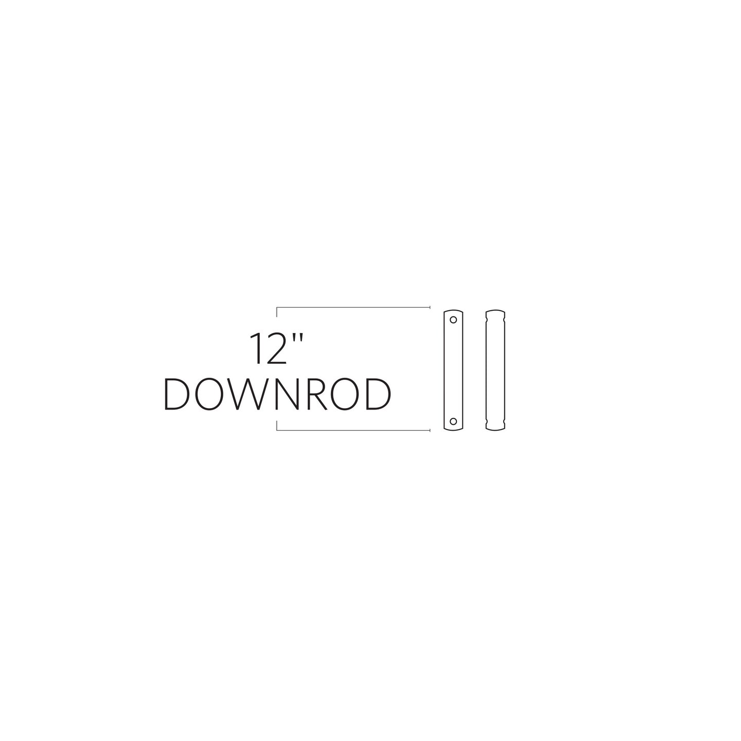 Visual Comfort Fan - DR12KOA - Downrod - Universal - Koa