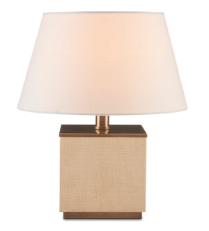 Currey and Company - 6000-0693 - One Light Table Lamp - Eloise - Antique Brass/Natural