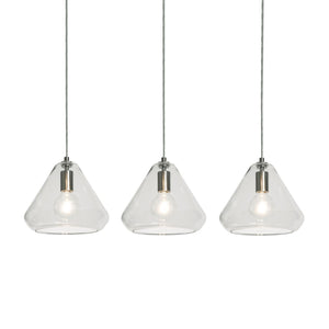 AFX Lighting - AGP10MBSNCLLNR3 - Three Light Pendant - Armitage - Satin Nickel