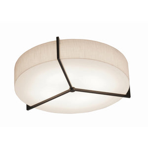 AFX Lighting - APF1932LAJUDES-JT-BB - LED Flush Mount - Apex - Jute/Espresso