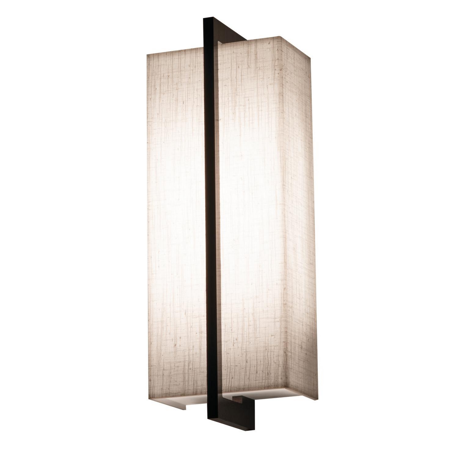 AFX Lighting - APS051314LAJUDES-LW - LED Wall Sconce - Apex - Linen White/Espresso