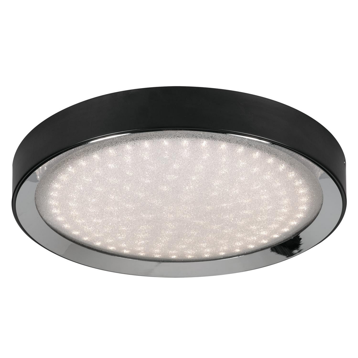 AFX Lighting - BLLF16LAJD1BKPC - LED Flush Mount - Belle - Black and Polished Chrome