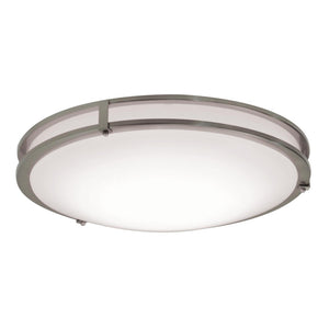 AFX Lighting - CAF141200L30MV-BB - LED Flush Mount - Carlisle - Satin Nickel