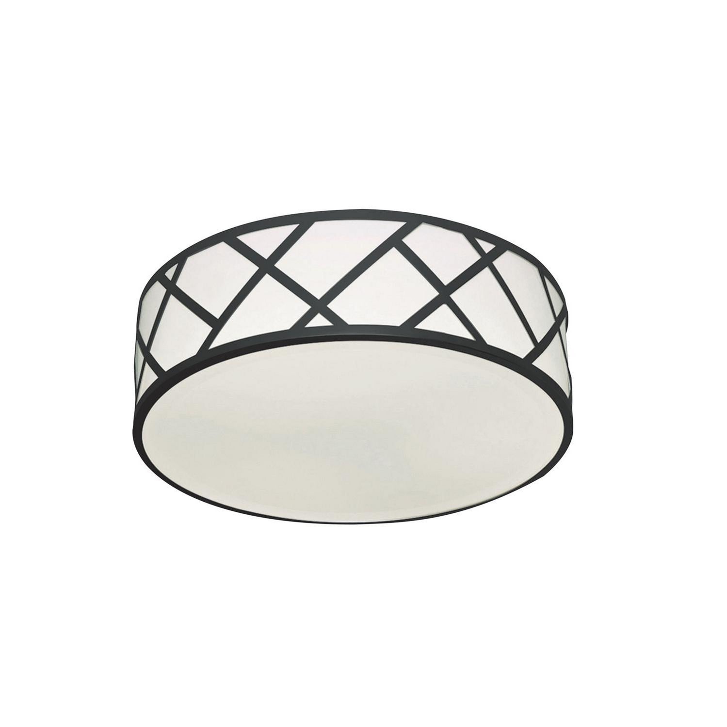 AFX Lighting - HVNF17LAJUDBK-BB - LED Flush Mount - Haven - Black