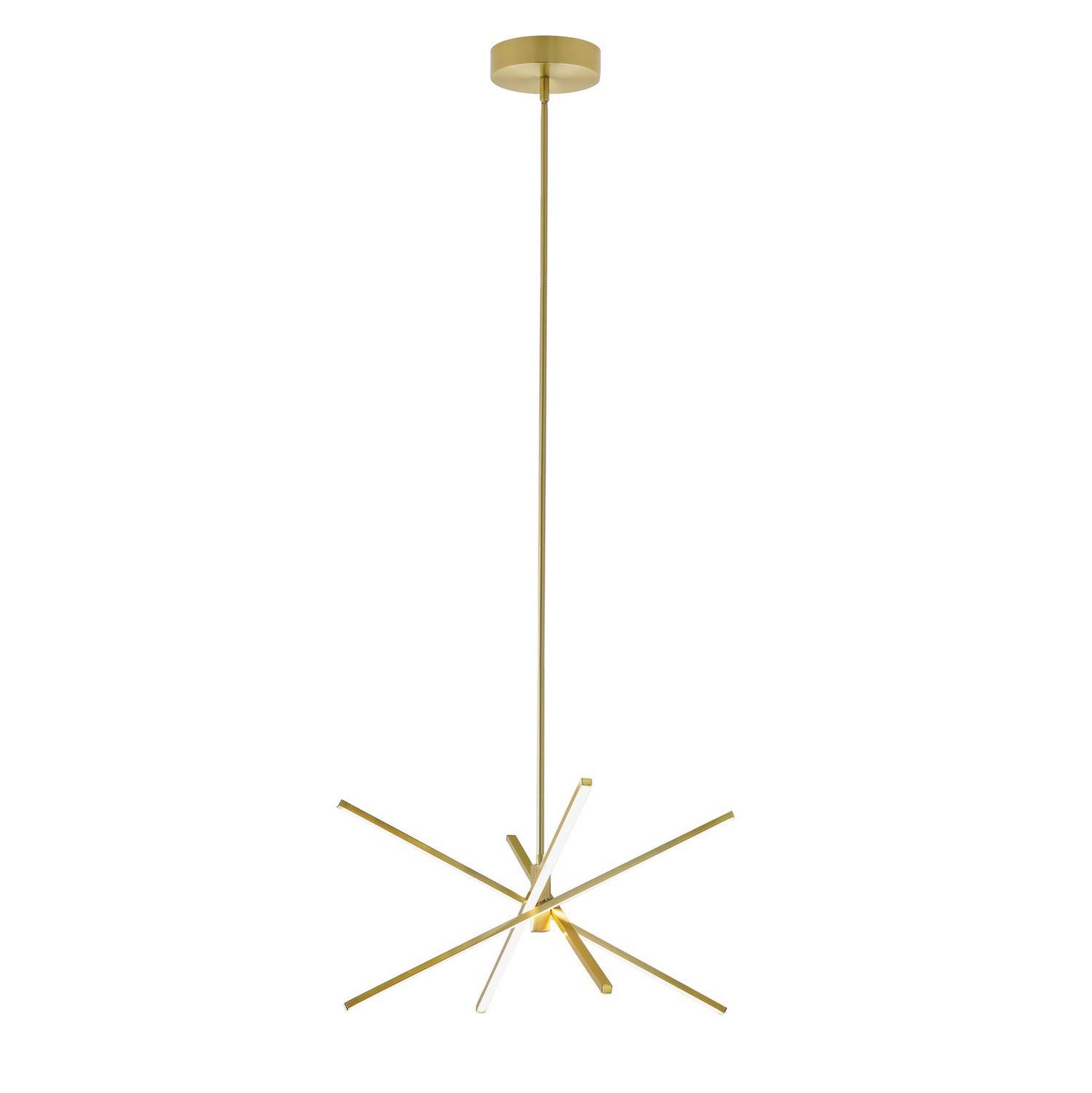 AFX Lighting - JAXP24L30D1SB - LED Pendant - Jaxx - Satin Brass