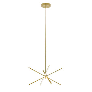 AFX Lighting - JAXP24L30D1SB - LED Pendant - Jaxx - Satin Brass